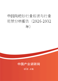 中國陶粒砂行業(yè)現(xiàn)狀與行業(yè)前景分析報告（2026-2032年）