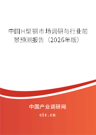 中國H型鋼市場調(diào)研與行業(yè)前景預(yù)測報告（2026年版）